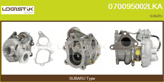 Turbocompresseur, suralimentation LGK 070095002LKA