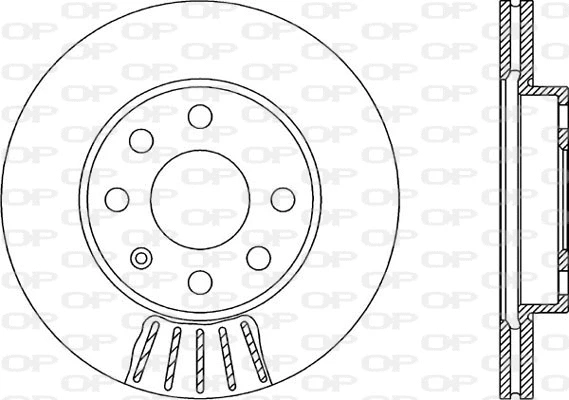 Disque de frein OPEN PARTS BDR1983.20