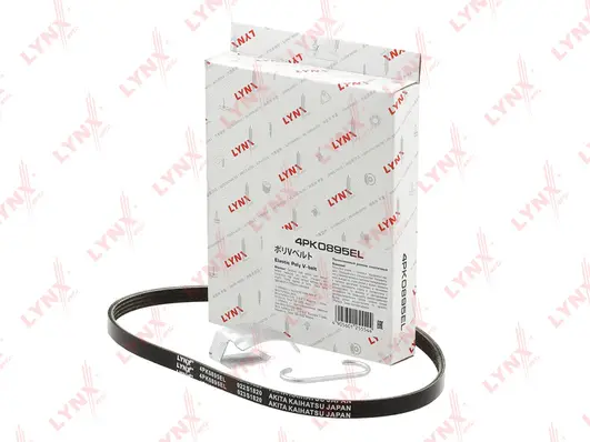 Courroie trapézoïdale à nervures LYNXAUTO 4PK0895EL