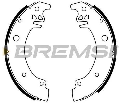 Jeu de mâchoires de frein BREMSI GF0376