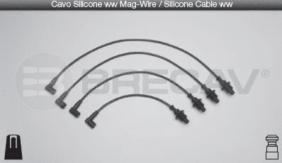 Kit de câbles d'allumage BRECAV 10.516