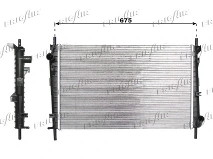 Radiateur, refroidissement du moteur FRIGAIR 0105.3071
