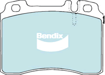 Kit de plaquettes de frein, frein à disque BENDIX-SEA DB1320 MKT