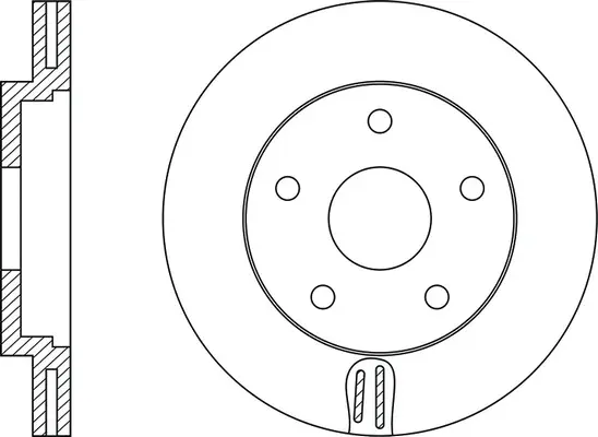 Disque de frein FIT FR0160V