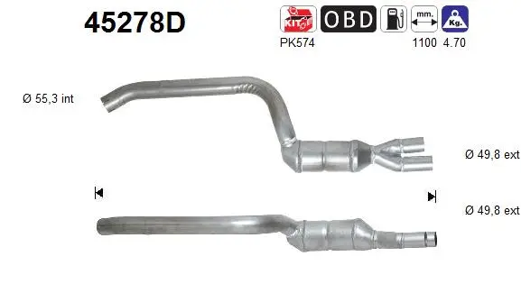 Catalyseur AS 45278D