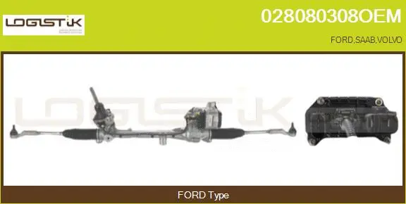 Crémaillère de direction LGK 028080308OEM