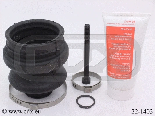 Jeu de joints-soufflets, arbre de commande CDX 22-1403