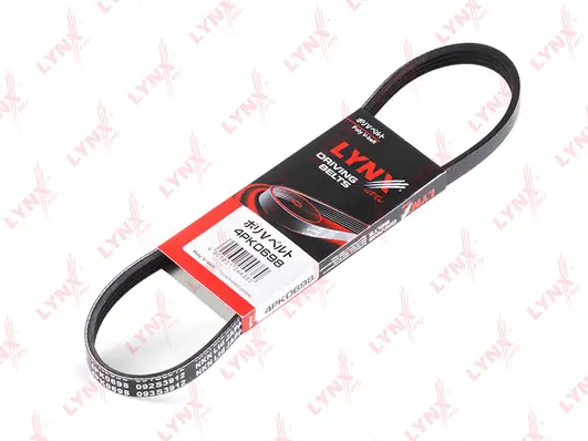 Courroie trapézoïdale à nervures LYNXAUTO 4PK0698