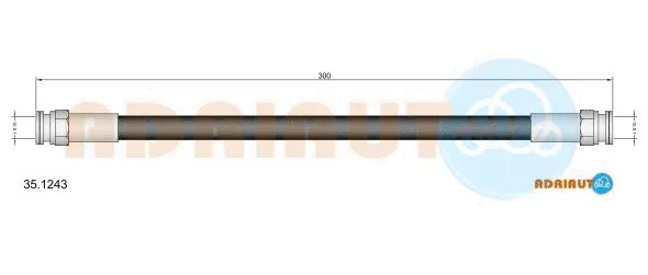 Flexible de frein ADRIAUTO 35.1243