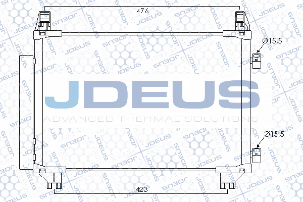 Condenseur, climatisation JDEUS 728M63