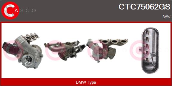 Turbocompresseur, suralimentation CASCO CTC75062GS