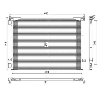 Condenseur, climatisation PowerMax 7110393