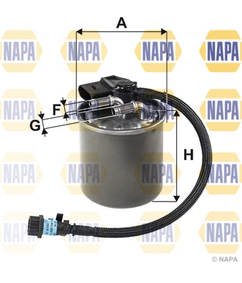 Filtre à carburant NAPA NFF2222