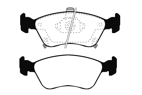 Kit de plaquettes de frein, frein à disque Technika 01301