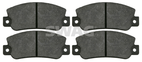 Kit de plaquettes de frein, frein à disque SWAG 70 91 6168