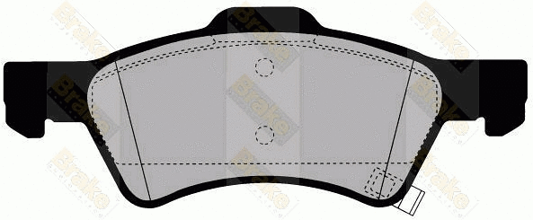 Kit de plaquettes de frein, frein à disque Brake ENGINEERING PA1477