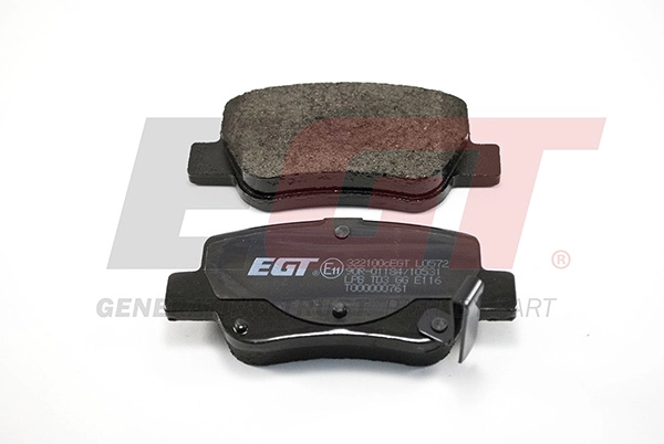 Kit de plaquettes de frein, frein à disque EGT 322100cEGT