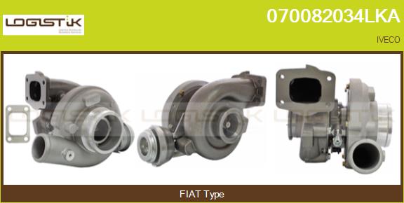 Turbocompresseur, suralimentation LGK 070082034LKA