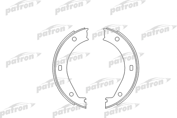 Jeu de mâchoires de frein, frein de stationnement PATRON PSP272