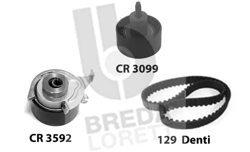 Kit de courroie crantée BREDA LORETT KCD0279