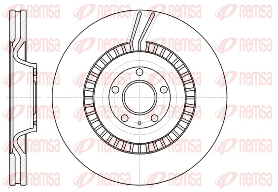 Disque de frein REMSA 61238.10