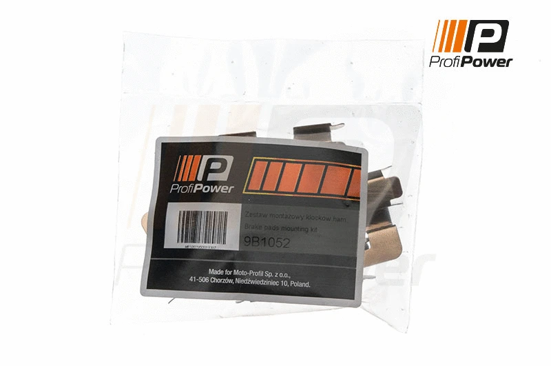 Kit d'accessoires, plaquette de frein à disque ProfiPower 9B1052