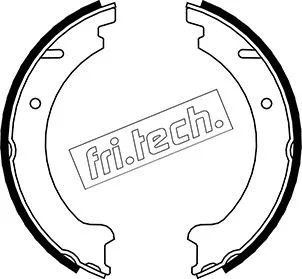 Jeu de mâchoires de frein, frein de stationnement fri.tech. 1127.272