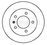 Disque de frein BORG & BECK BBD5081