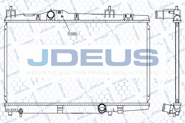 Radiateur, refroidissement du moteur JDEUS M-0280160
