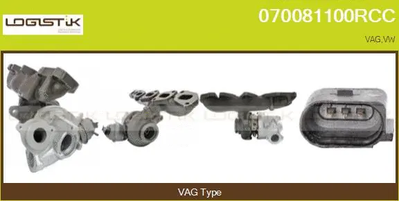 Turbocompresseur, suralimentation LGK 070081100RCC