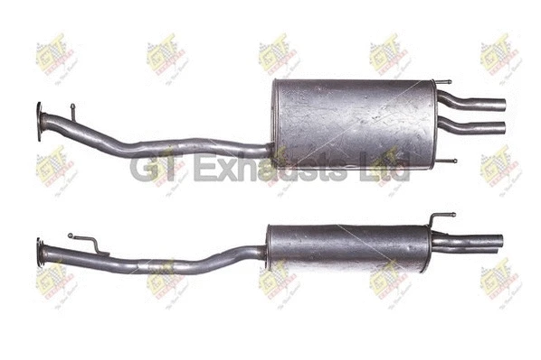Silencieux arrière GT Exhausts GHA257