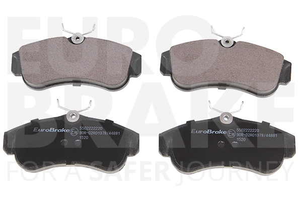 Kit de plaquettes de frein, frein à disque EUROBRAKE 5502222220