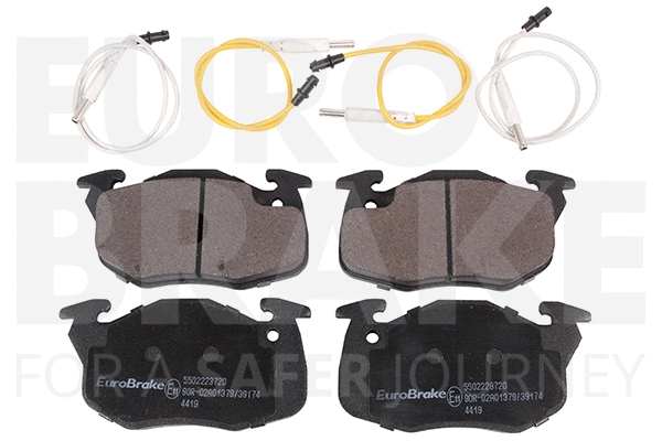 Kit de plaquettes de frein, frein à disque EUROBRAKE 5502223720