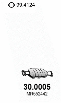 Catalyseur ASSO 30.0005