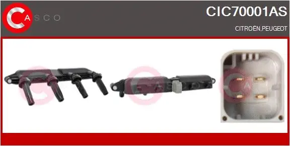 Bobine d'allumage CASCO CIC70001AS