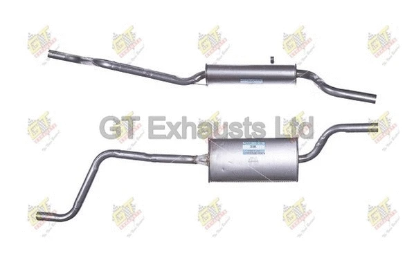 Silencieux arrière GT Exhausts GVW242
