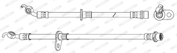 Flexible de frein FERODO FHY3297