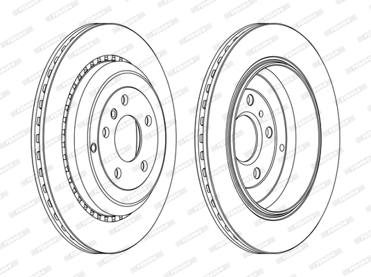 Disque de frein FERODO DDF1531C-D