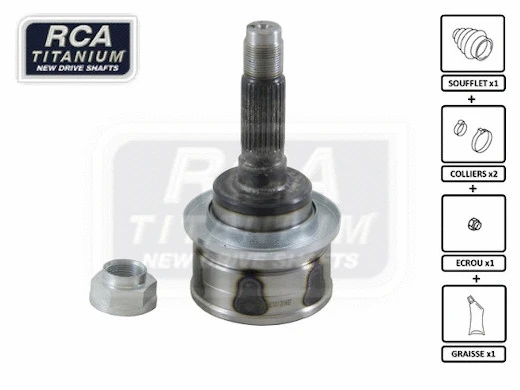 Jeu de joints, arbre de transmission RCA FRANCE MA98