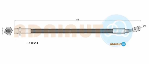 Flexible de frein ADRIAUTO 10.1235.1
