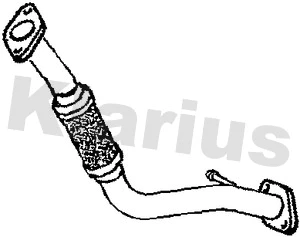Tuyau d'échappement KLARIUS 301445
