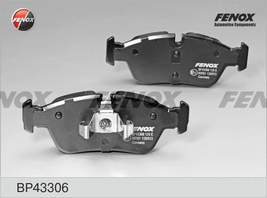 Kit de plaquettes de frein, frein à disque FENOX BP43306