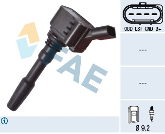 Bobine d'allumage FAE 80238