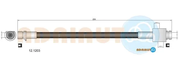 Flexible de frein ADRIAUTO 12.1203
