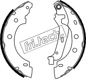 Jeu de mâchoires de frein fri.tech. 1088.230