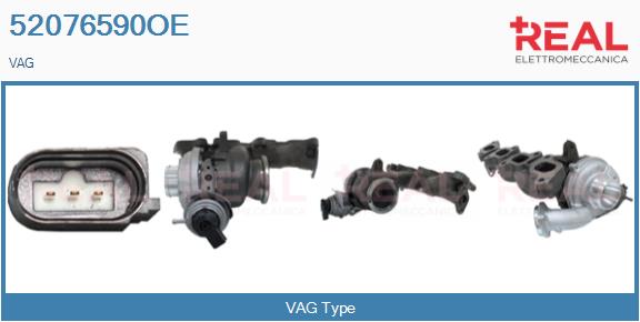 Turbocompresseur, suralimentation REAL 52076590OE