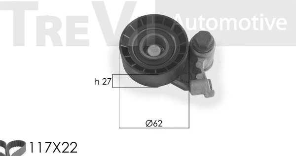 Kit de courroie crantée TREVI AUTOMOTIVE KD1318