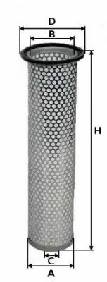 Filtre à air UNIFLUX FILTERS XA2038