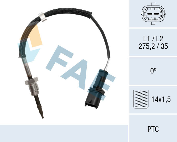 Capteur, température des gaz FAE 68047