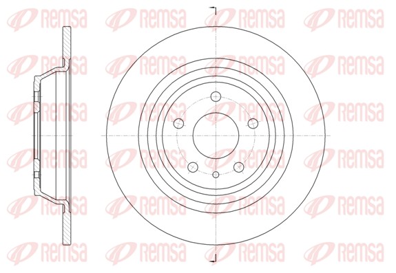 Disque de frein REMSA 61606.00